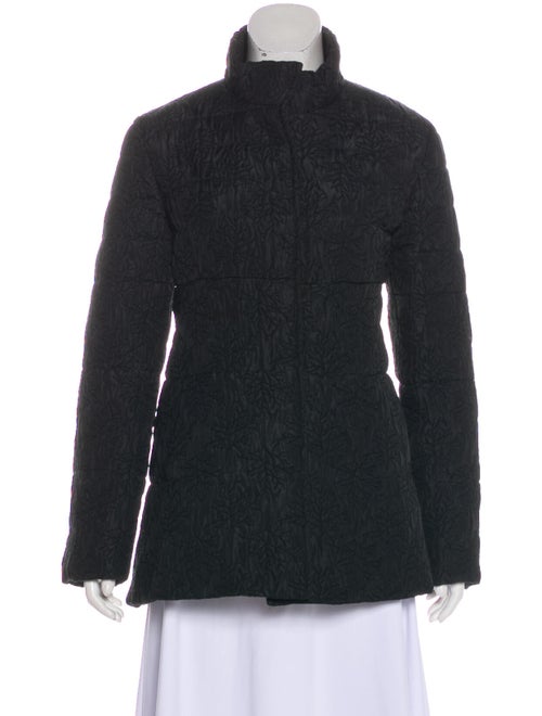 Co. Quilted Short Coat Black