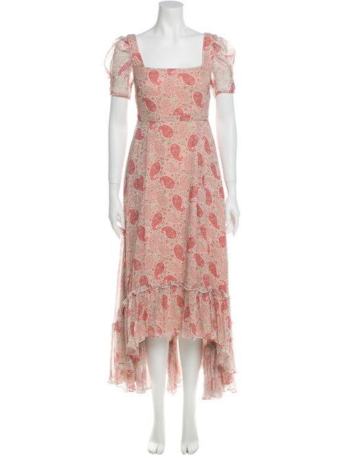 Co. Printed Maxi Dress White