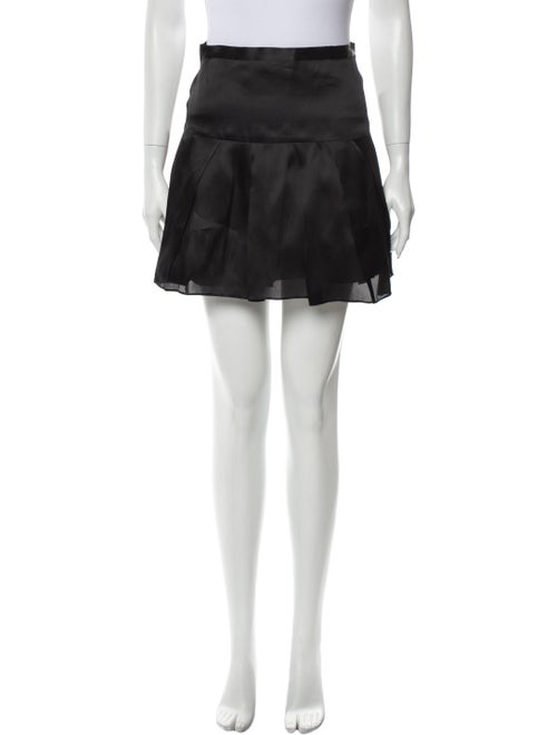 Co. Silk Mini Skirt Black
