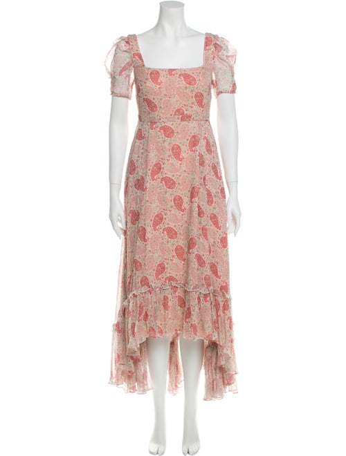 Co. Printed Maxi Dress White