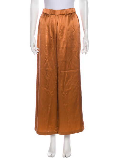 Co. Silk Wide Leg Pants w/ Tags Orange