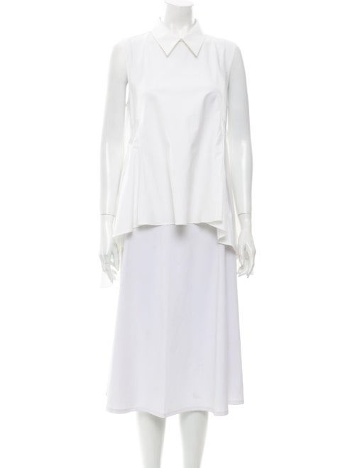 Co. Sleeveless Blouse White