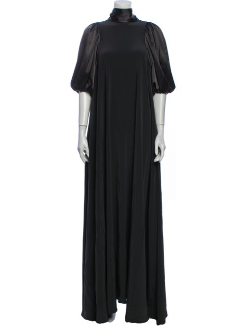 Co. Turtleneck Long Dress Green