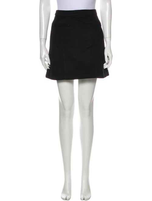 Co. Wool Mini Skirt Wool