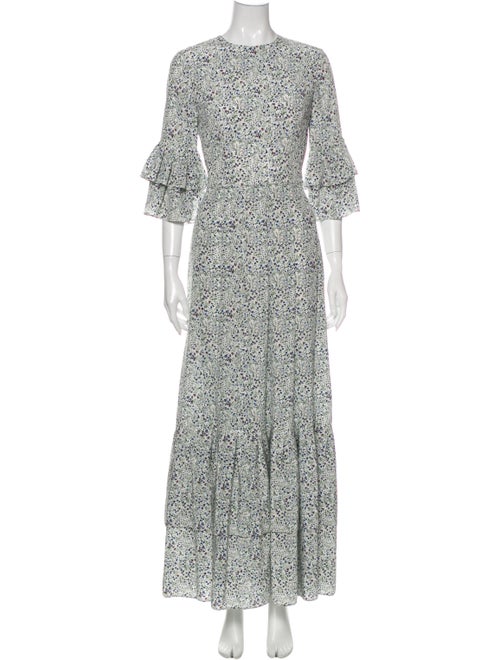 Co. Silk Long Dress White