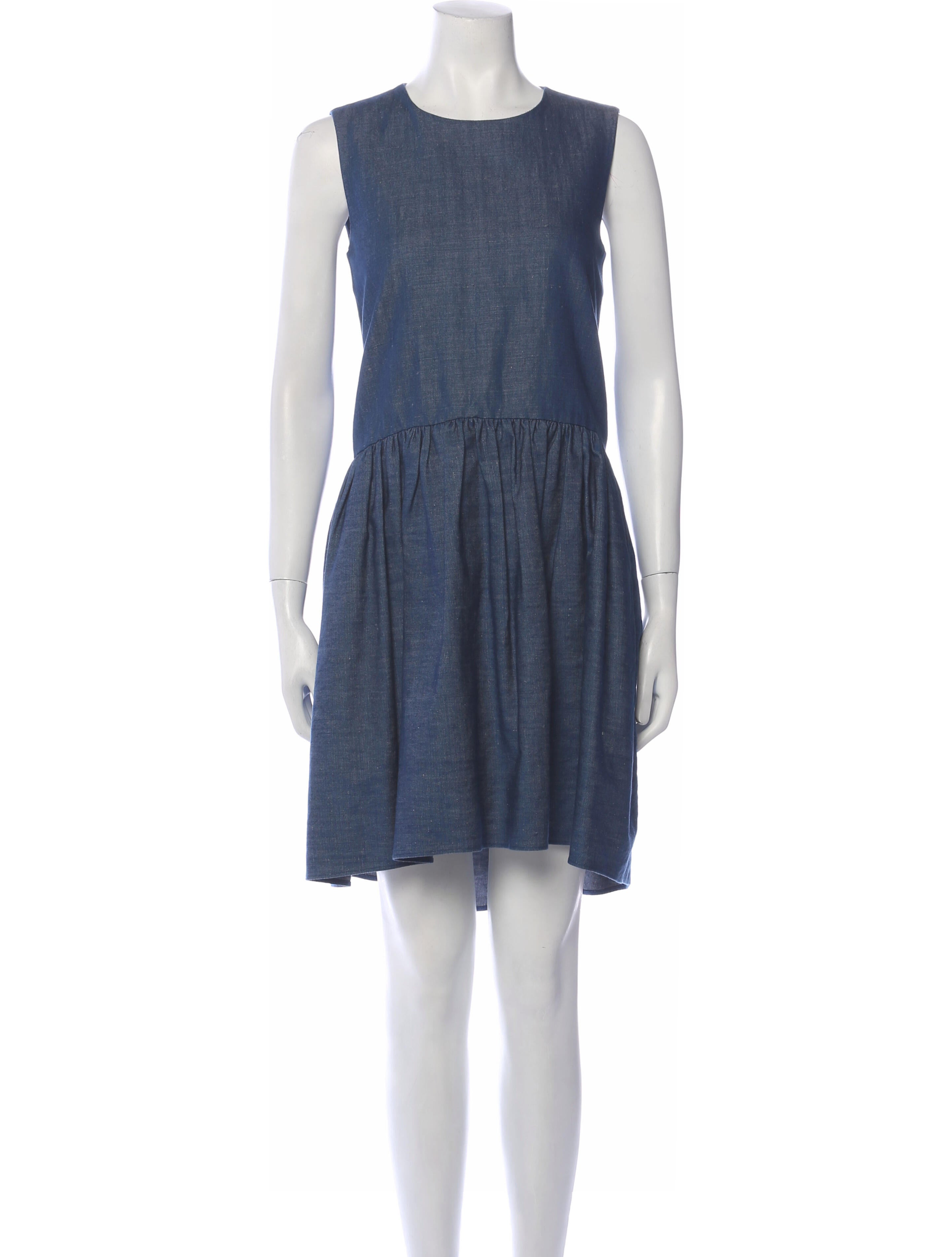 Co. Crew Neck Knee-Length Dress