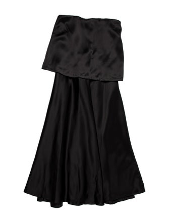 Co. Strapless Knee-Length Dress