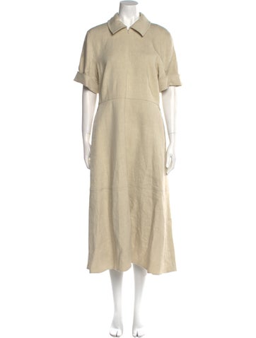 Co. Dresses Linen Long Dress L