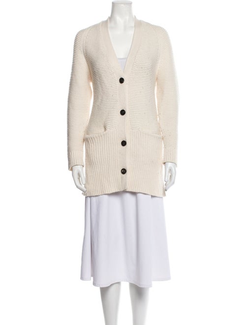 Co. Wool Plunge Neckline Sweater