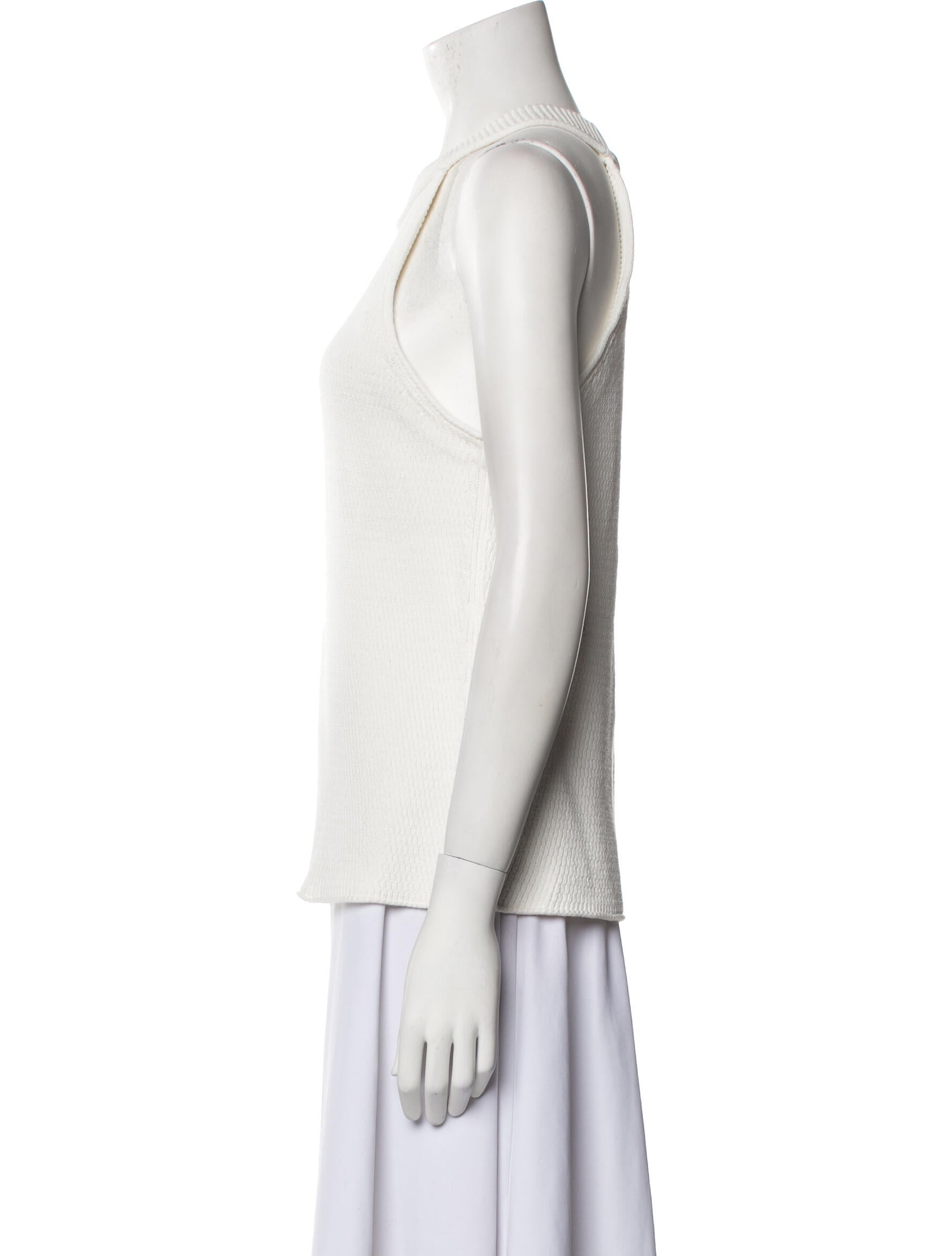 Co. Crew Neck Sleeveless Top