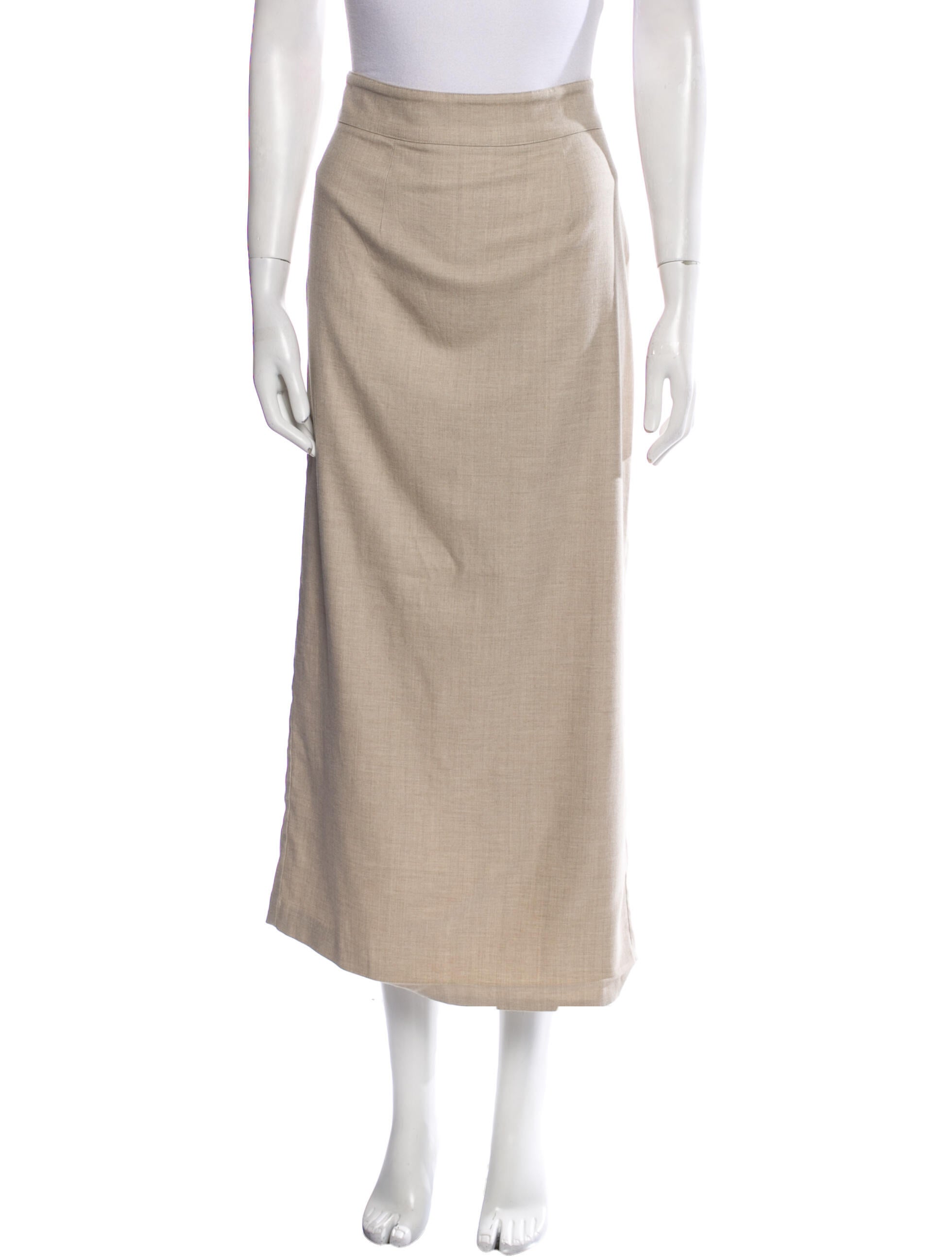 Co. Wool Midi Length Skirt