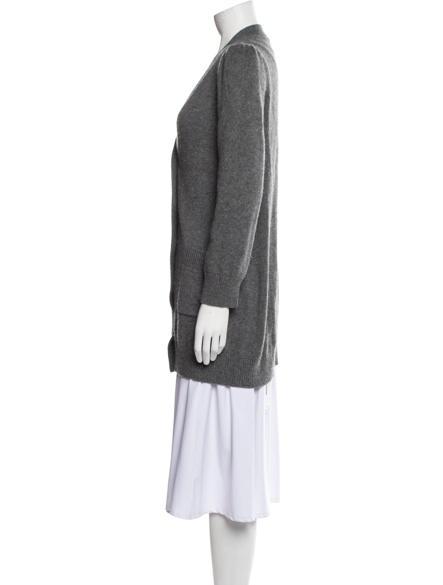 Co. Wool Plunge Neckline Sweater