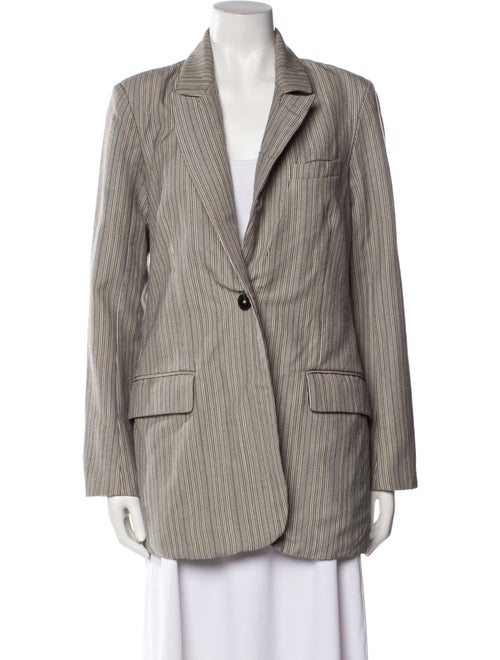 Co. Wool Striped Blazer