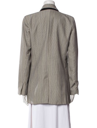 Co. Wool Striped Blazer