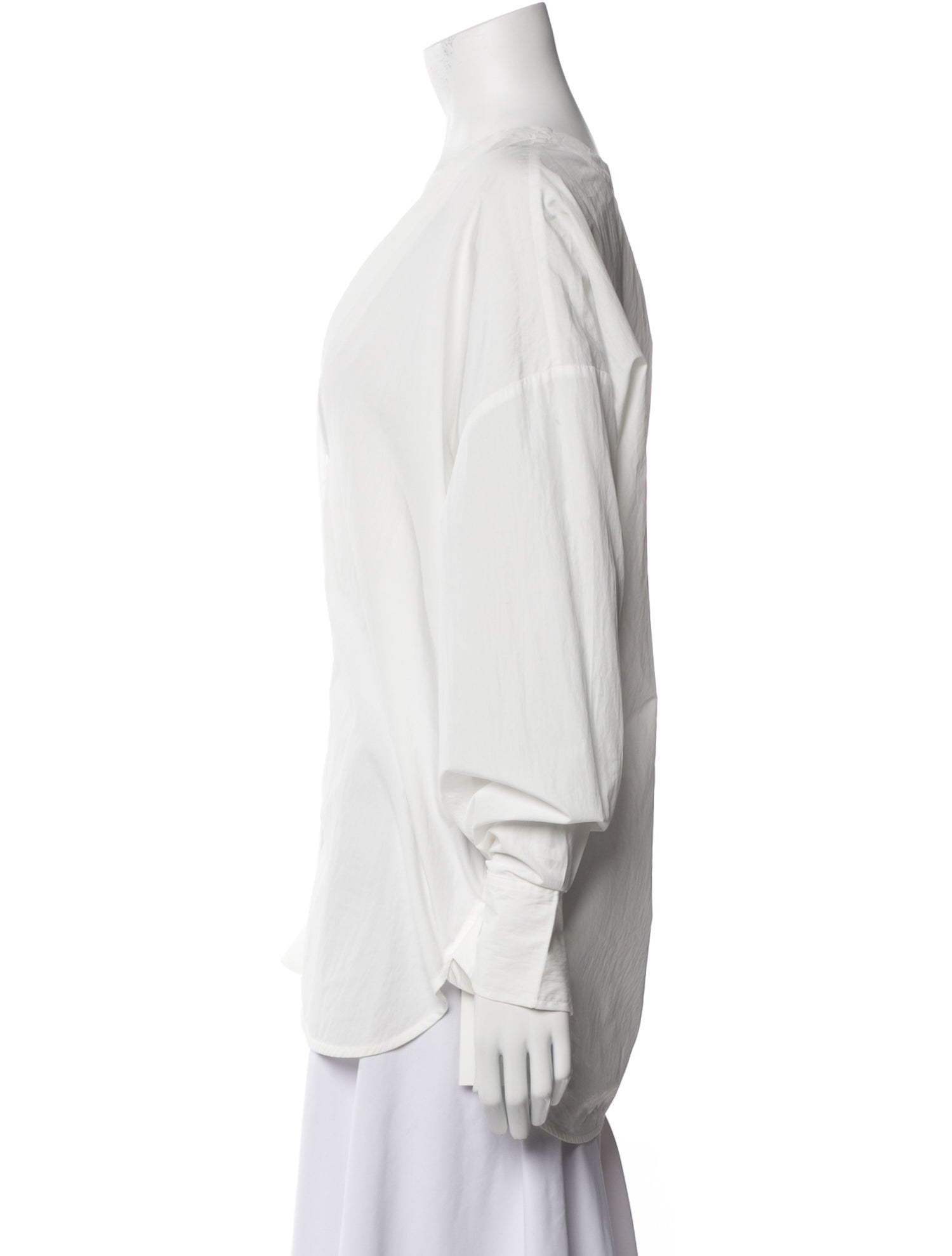 Co. V-Neck Long Sleeve Blouse