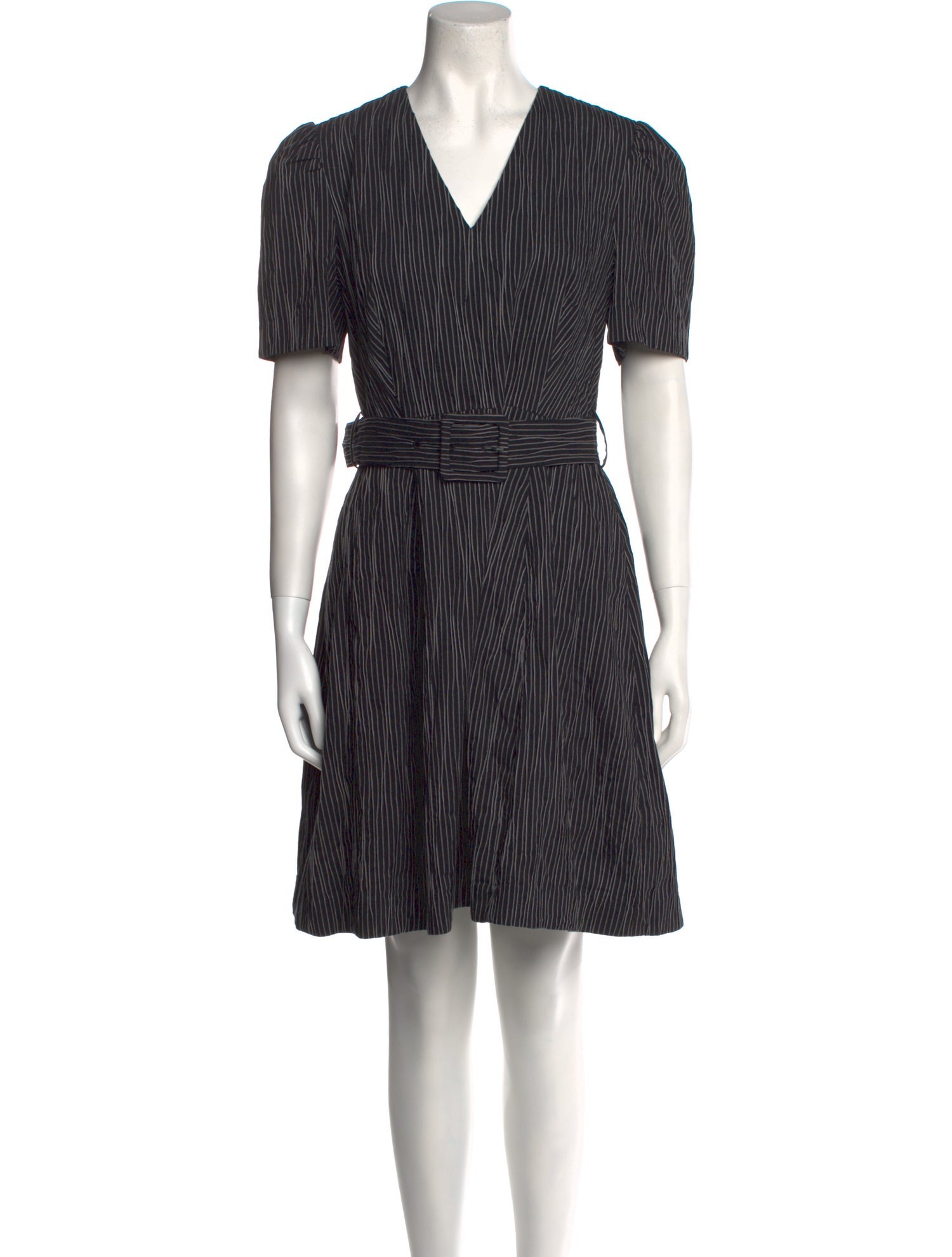 Co. Striped Knee-Length Dress