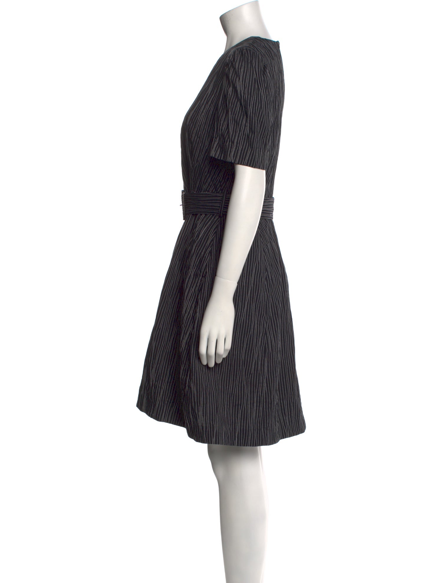 Co. Striped Knee-Length Dress