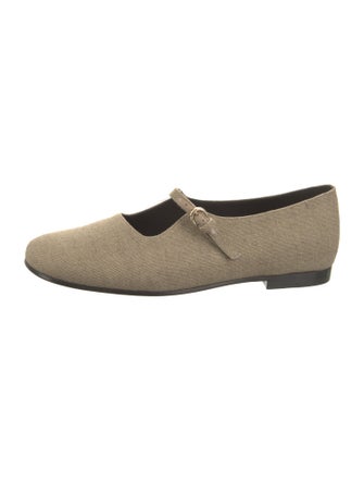Co. Canvas Mary Jane Flats