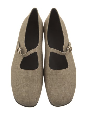 Co. Canvas Mary Jane Flats