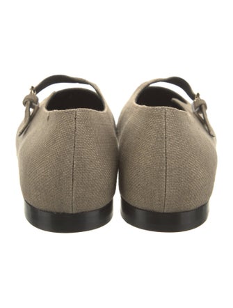 Co. Canvas Mary Jane Flats