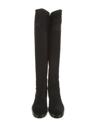 Co. Suede Riding Boots