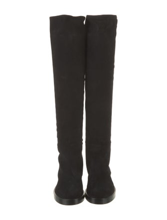 Co. Suede Riding Boots