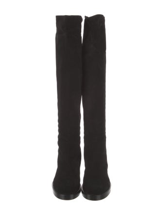 Co. Suede Riding Boots