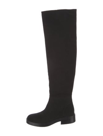 Co. Suede Riding Boots