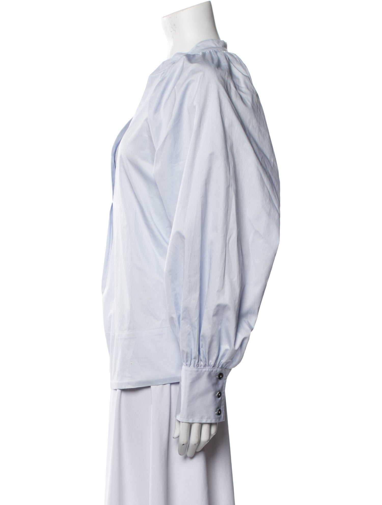 Co. V-Neck Long Sleeve Blouse