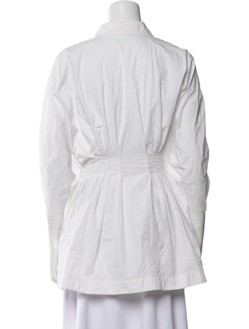 Co. Three-Quarter Sleeve Button-Up Top