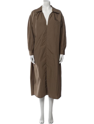 Co. Dresses V-Neck Long Dress S