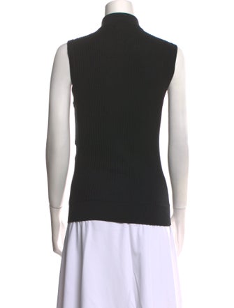 Co. Silk Sleeveless Button-Up Top