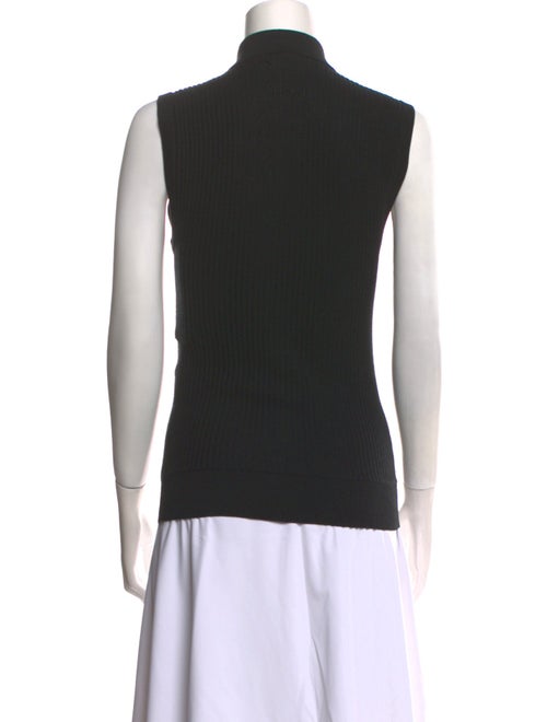 Co. Silk Sleeveless Button-Up Top