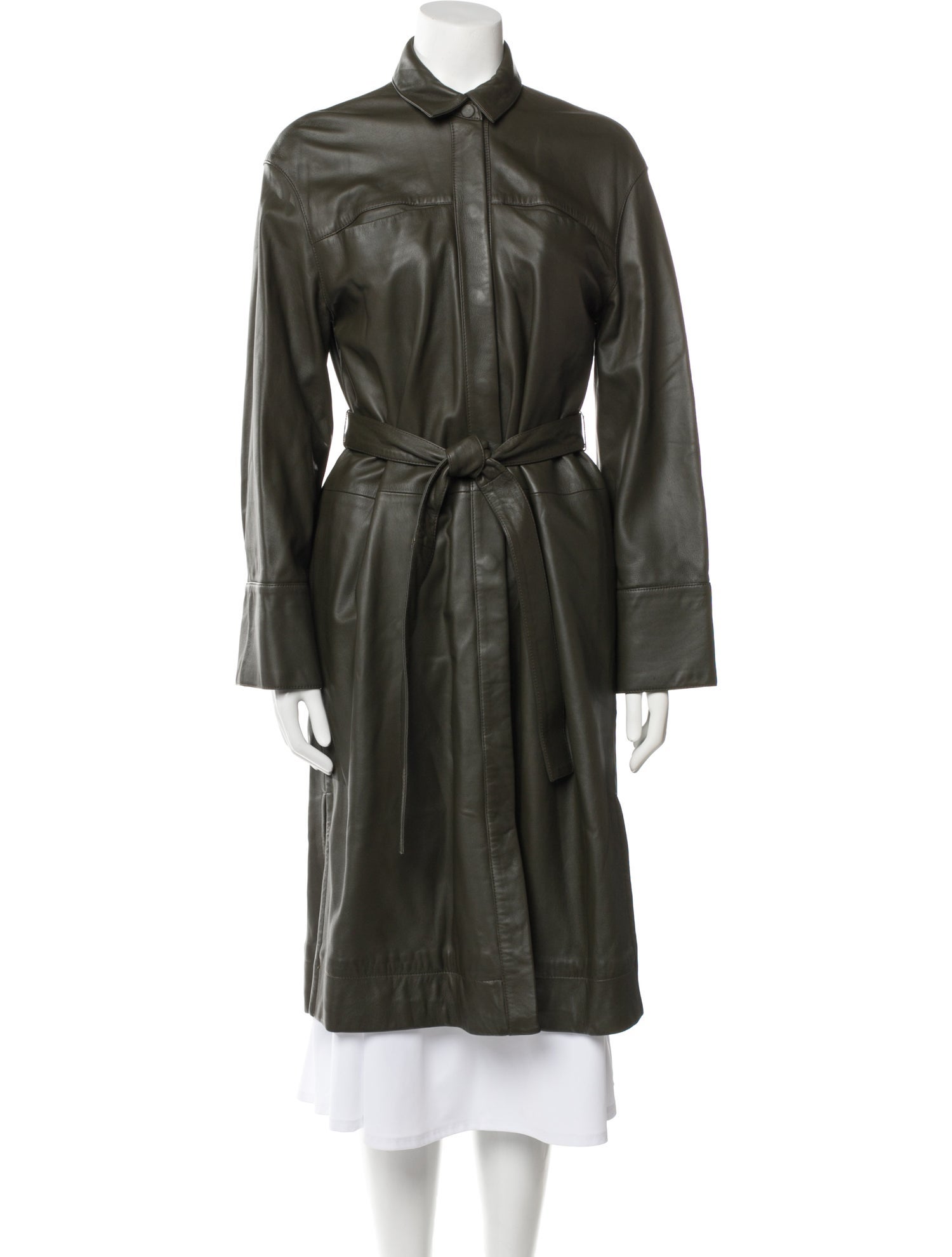 Co. Lambskin Trench Coat