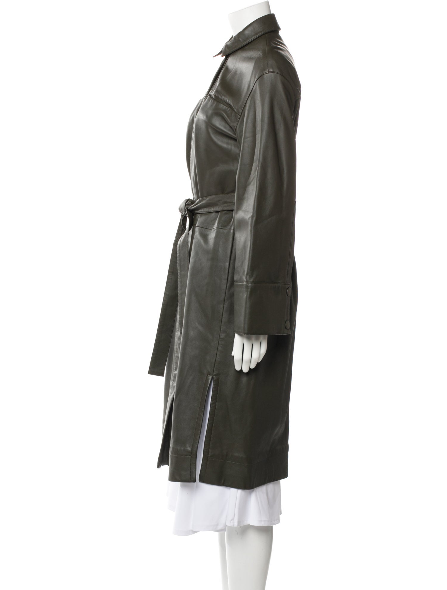 Co. Lambskin Trench Coat