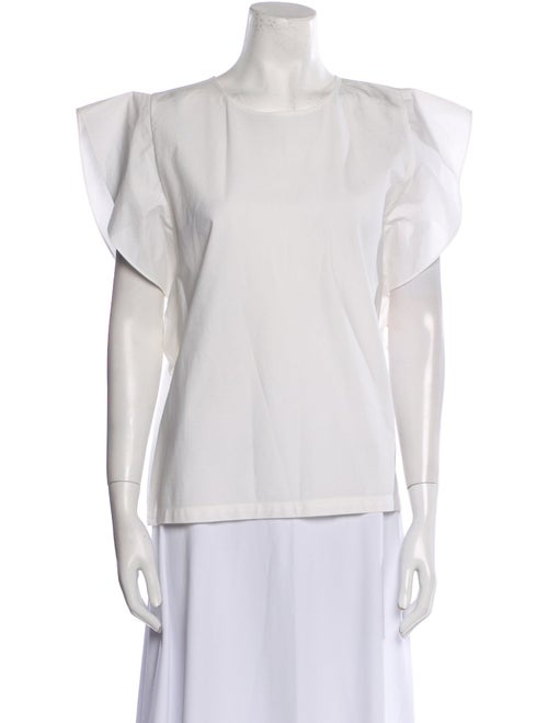 Co. Bateau Neckline Short Sleeve Blouse