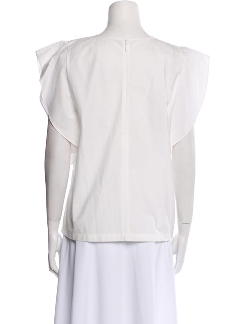 Co. Bateau Neckline Short Sleeve Blouse