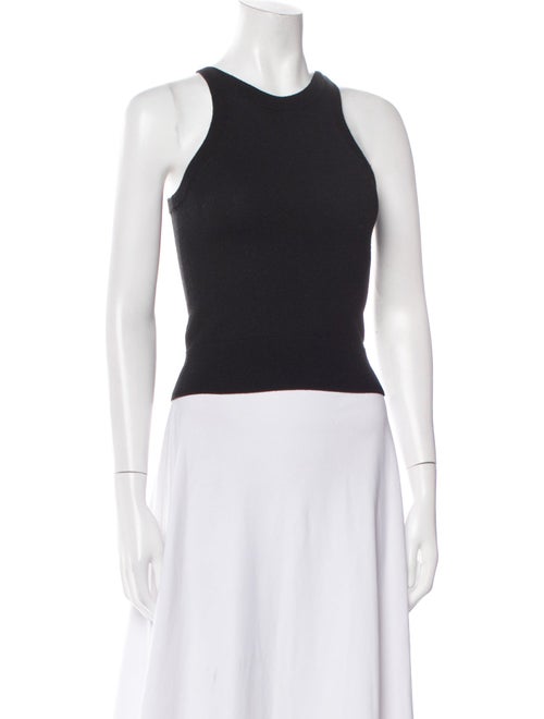 Co. Wool Crew Neck Crop Top