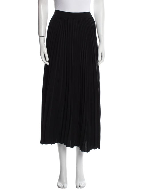 Co. Pleated Accents Midi Length Skirt