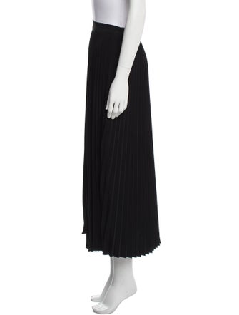 Co. Pleated Accents Midi Length Skirt