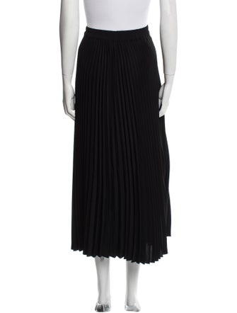 Co. Pleated Accents Midi Length Skirt
