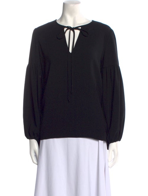 Co. V-Neck Long Sleeve Blouse