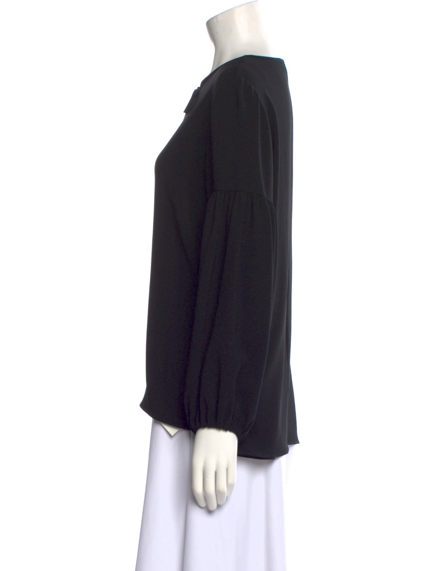 Co. V-Neck Long Sleeve Blouse