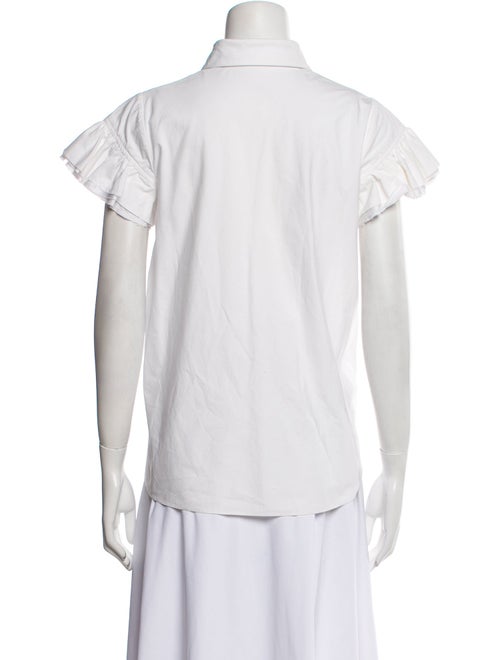 Co. Short Sleeve Button-Up Top