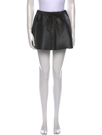 Co. Leather Knee-Length Skirt