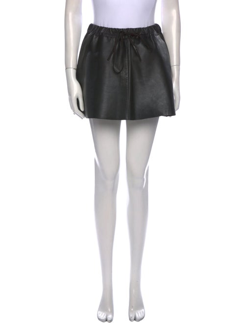 Co. Leather Knee-Length Skirt