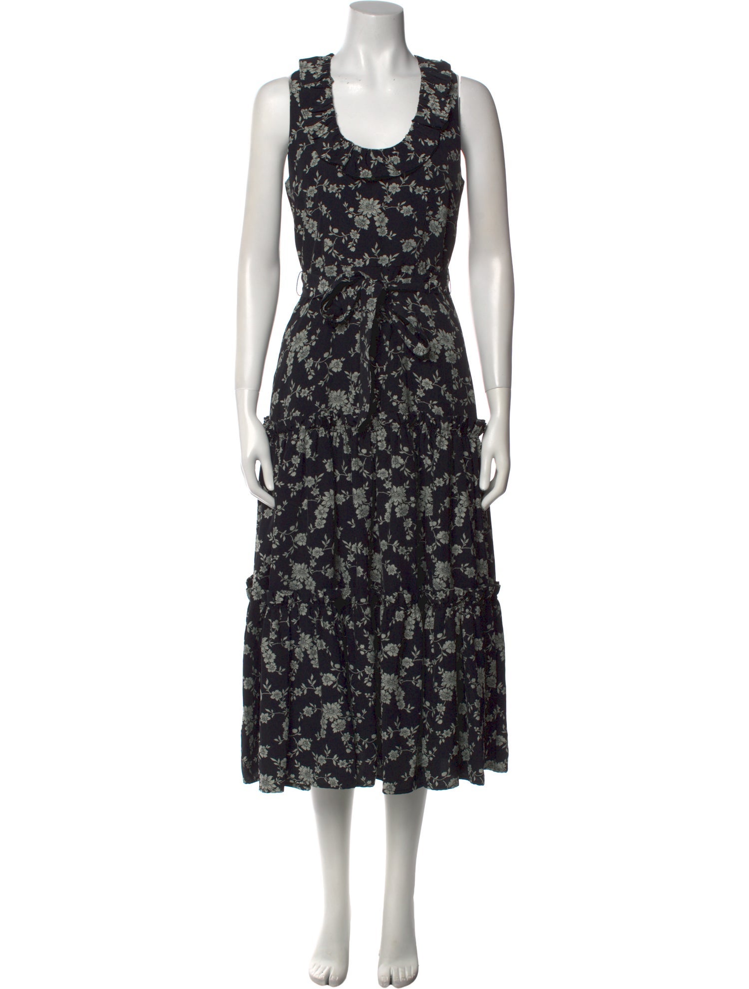 Co. Floral Print Long Dress