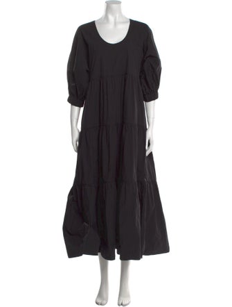 Co. Scoop Neck Long Dress