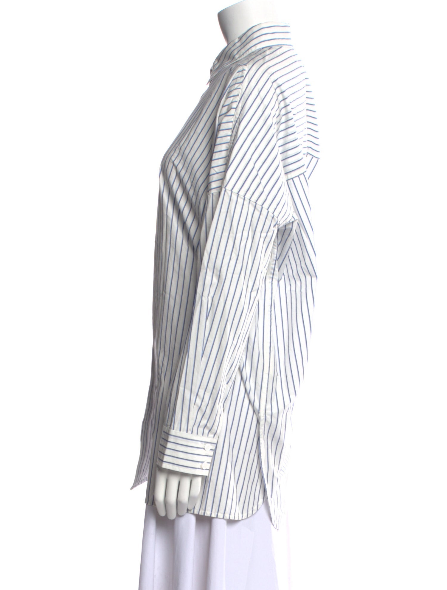 Co. Striped Long Sleeve Button-Up Top w/ Tags