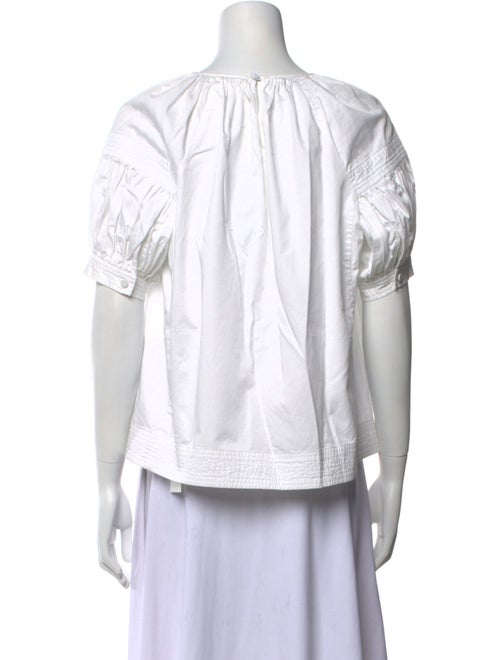 Co. Bateau Neckline Short Sleeve Blouse